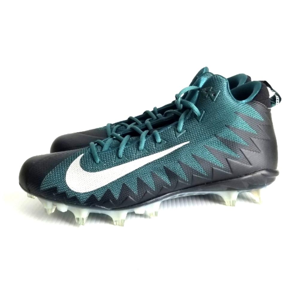 Nike Alpha Menace Football Cleat Green/Blk 14 NWT